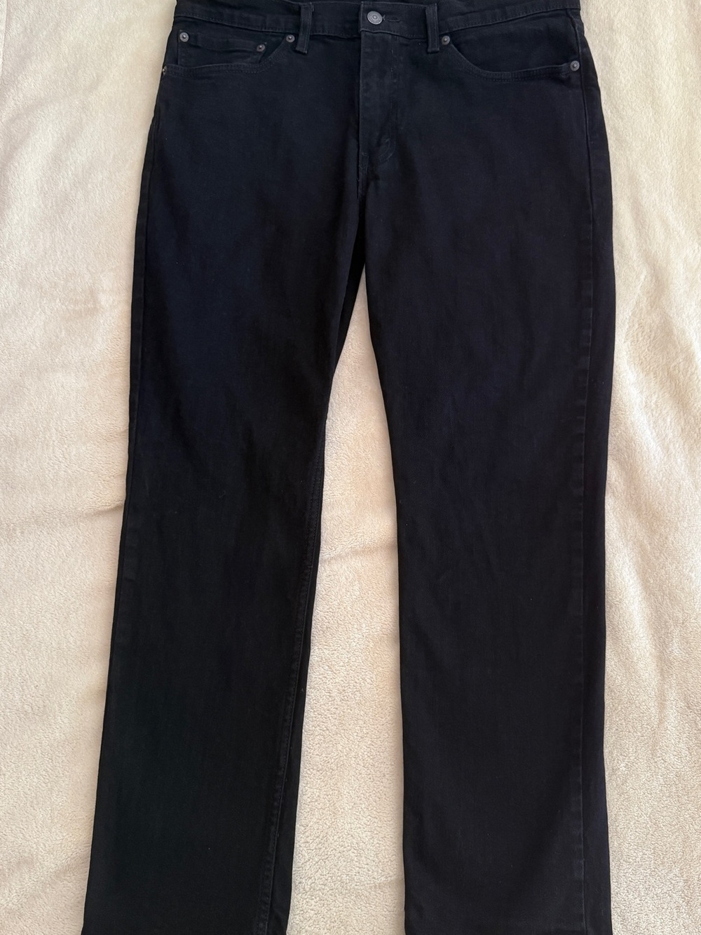 Levi's Black Straight-Leg Jeans